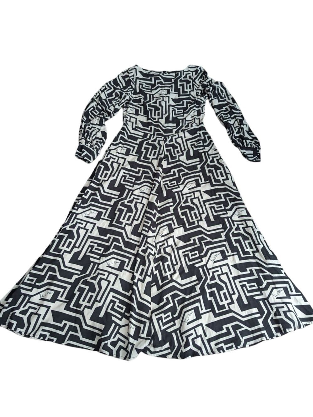 H&M SS2019 TRENDY RICHARD ALLAN DRESS BELL SHAPED SKIRT. - Picture 4 of 9